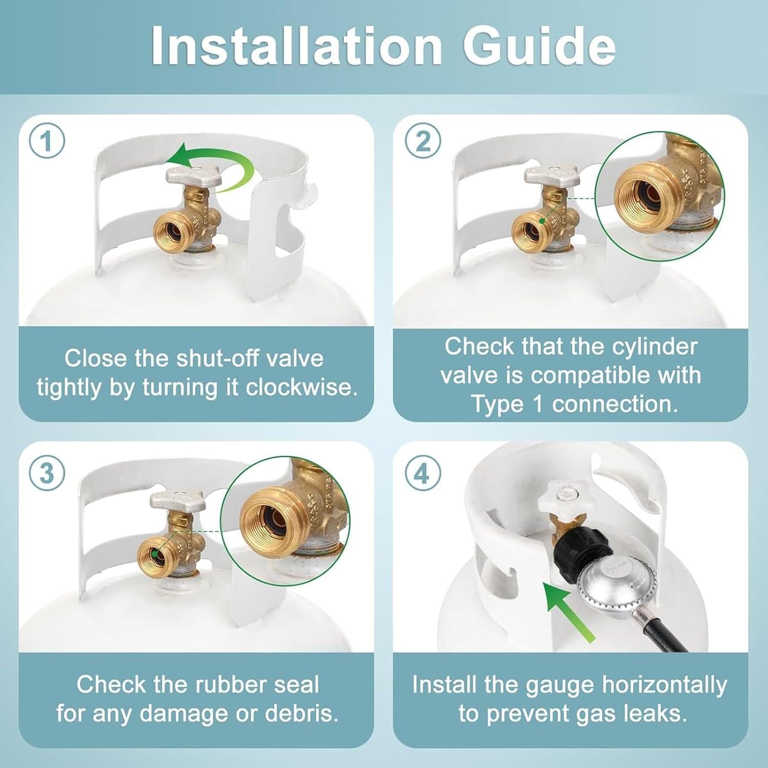 Regulador de Gas Universal SHINESTAR 2 Pies con Manguera