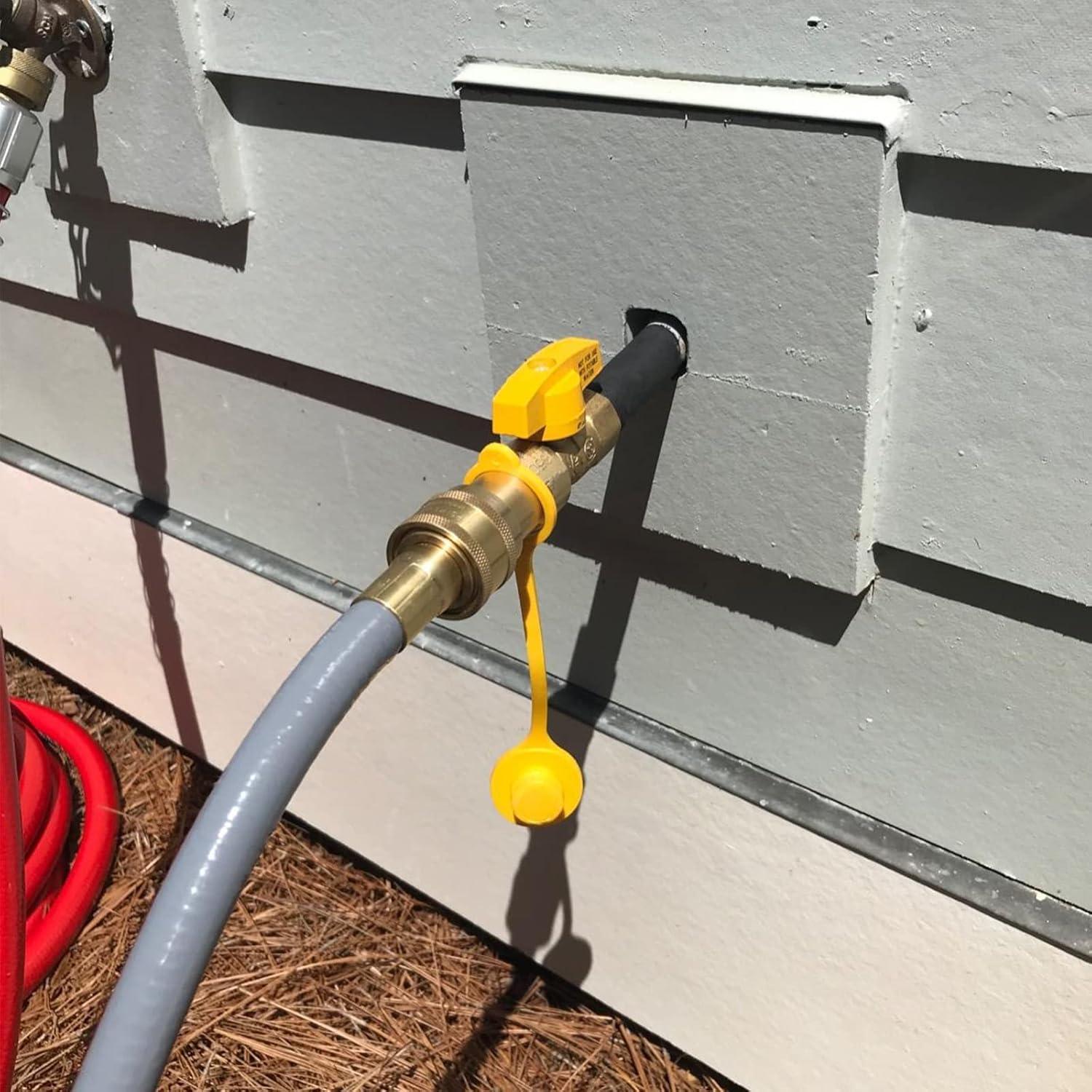 Manguera de Gas Natural GASPRO 24 Pies 3/8" ID Conexión Rápida