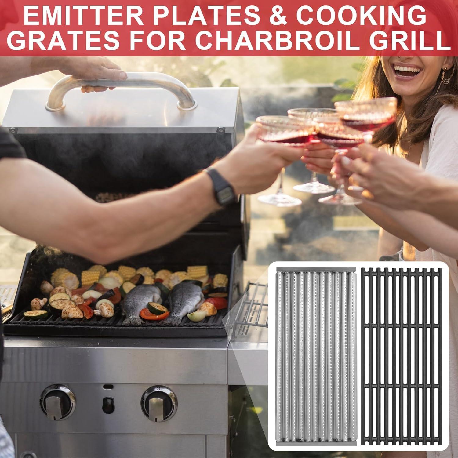 Placas de Emisor Charbroil GLOWYE 17x20.5 cm Paquete de 3