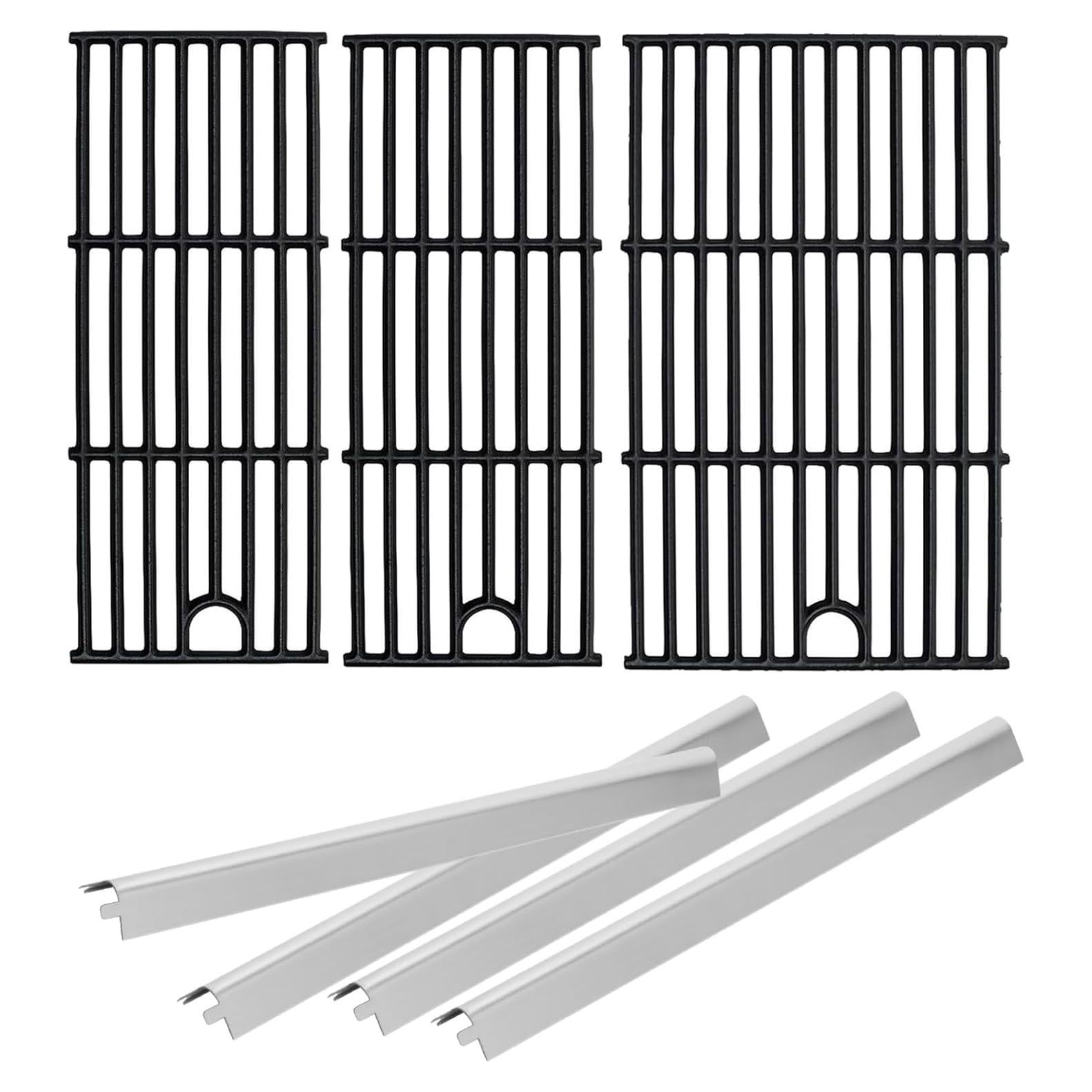 Rejilla de Parrilla BQMAX 17" y Placa de Calor Charbroil 4 Quemadores