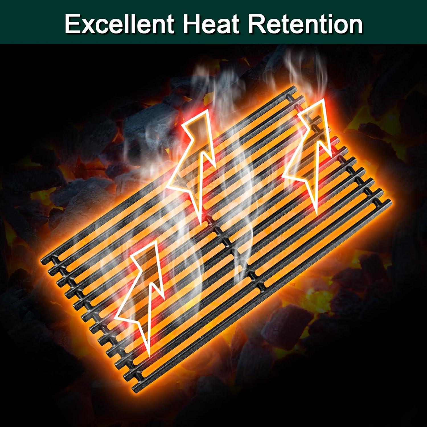 Repuestos Parrilla Charbroil 3 Pcs Hierro Fundido 43.18 cm