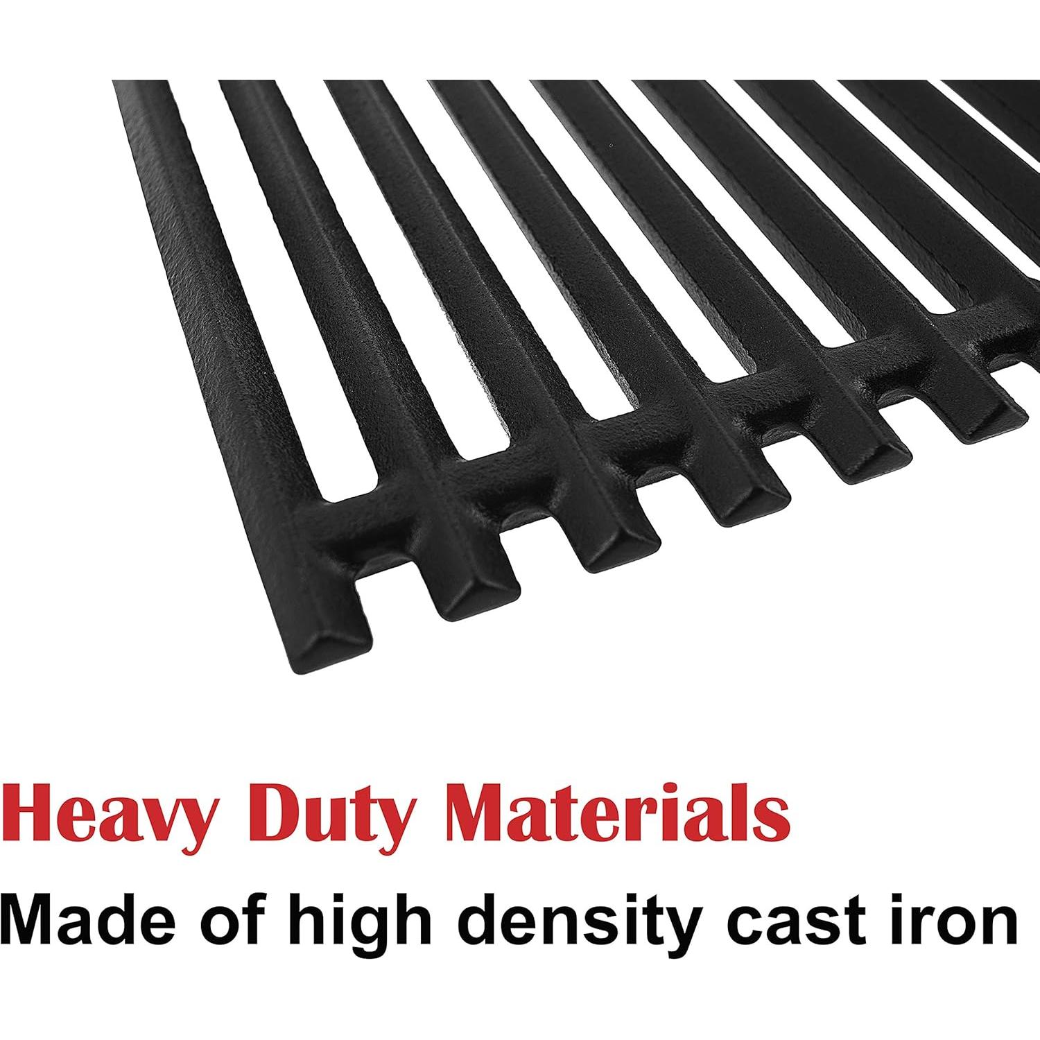 Rejillas de hierro fundido EasiBBQ para Charbroil 3 quemadores