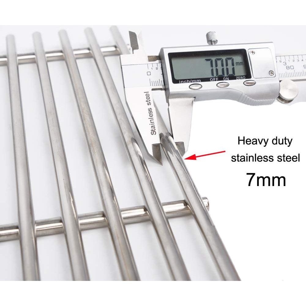 Rejillas de Cocción Acero Inoxidable 46 cm 3-Pack Votenli