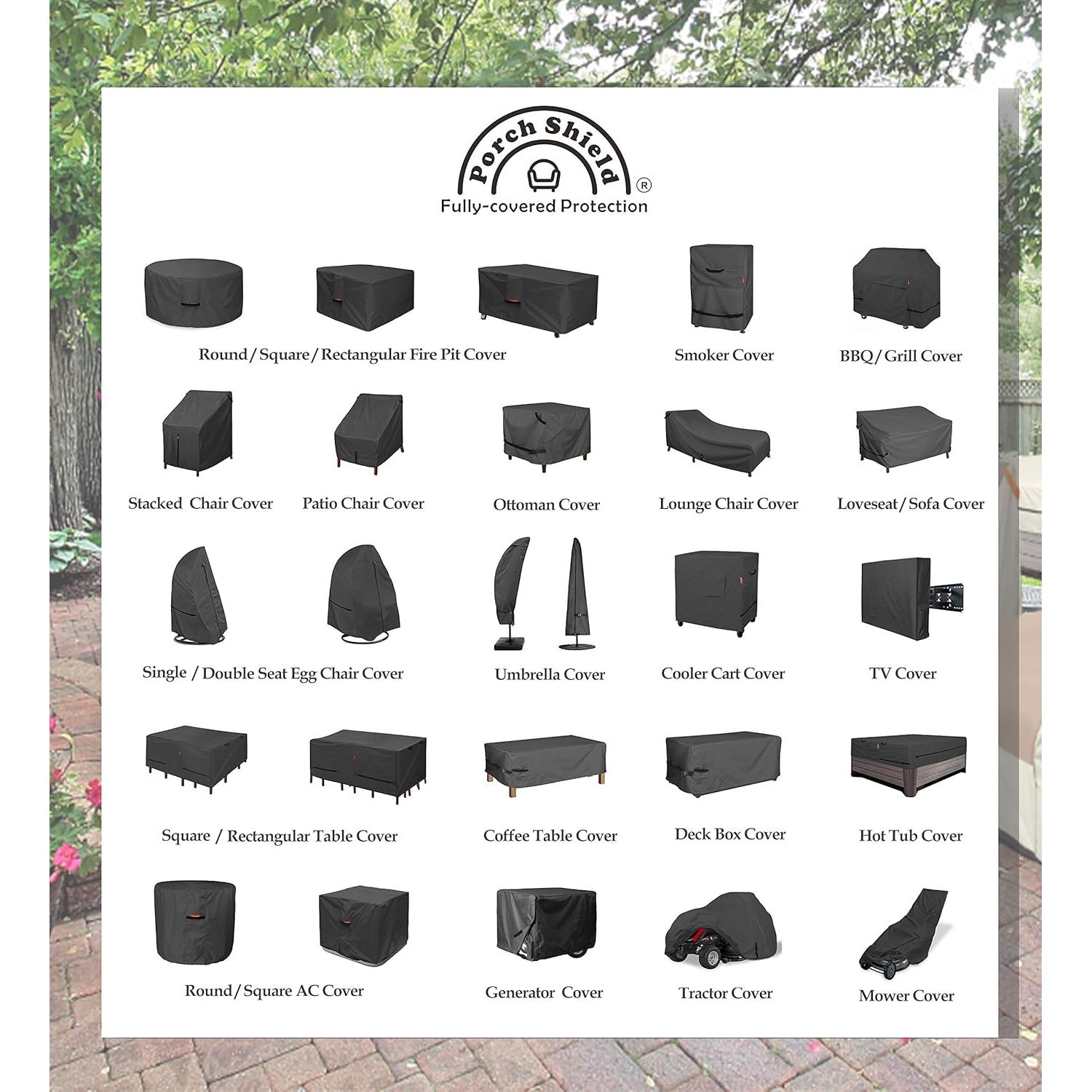 Cubierta para Parrilla a Gas Porch Shield 62x24x48cm Impermeable