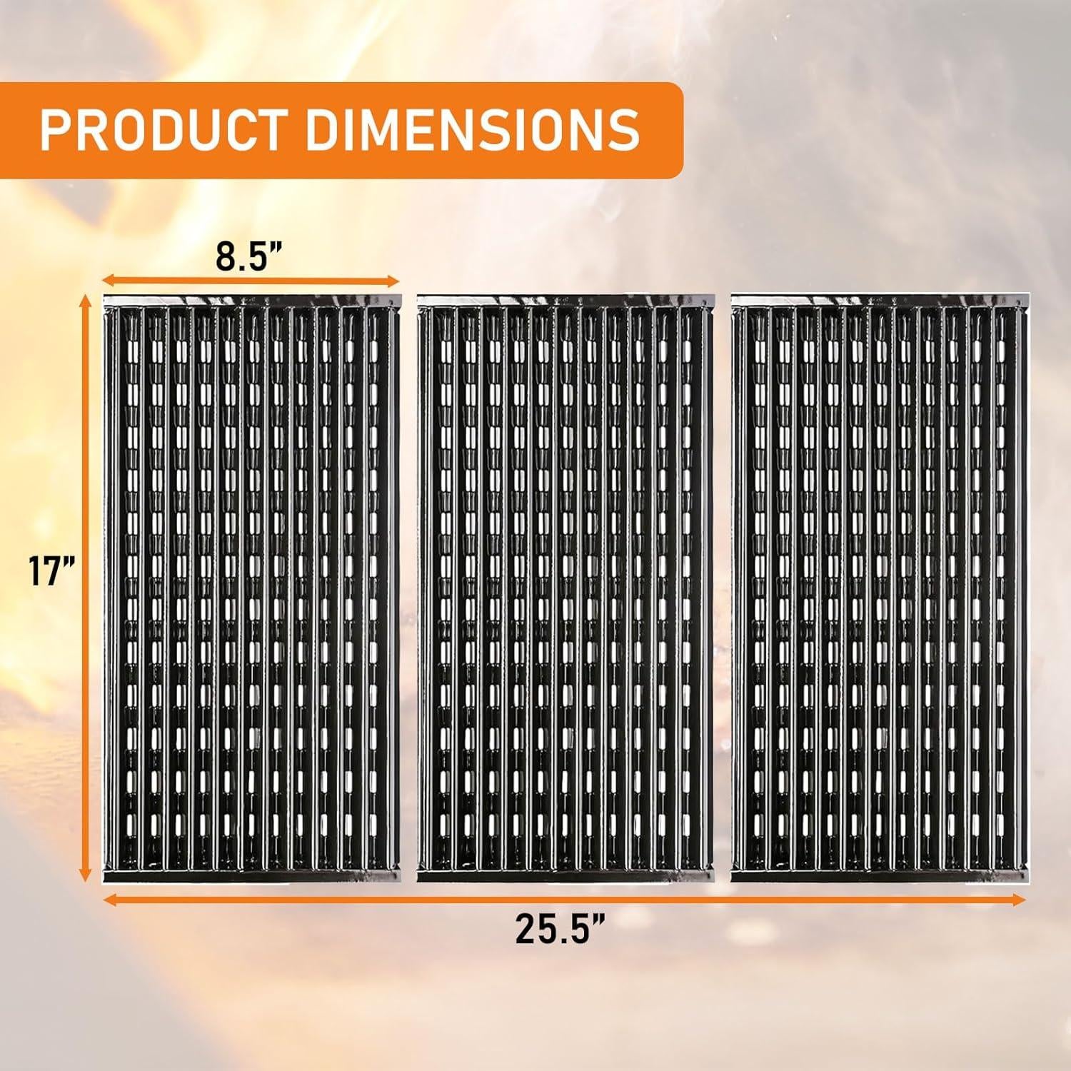 Rejillas de Parrilla Hisencn 43 cm para Charbroil TRU-Infrared