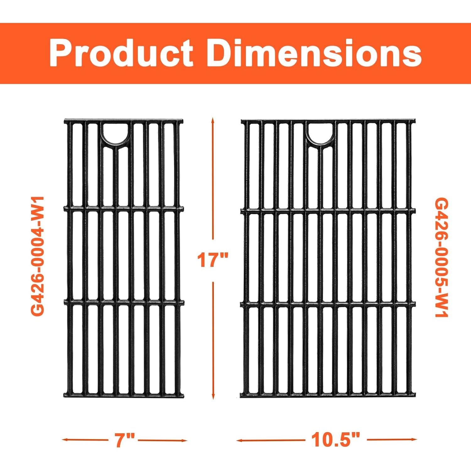 Kit de Piezas para Parrilla Charbroil 2 Quemadores 17"