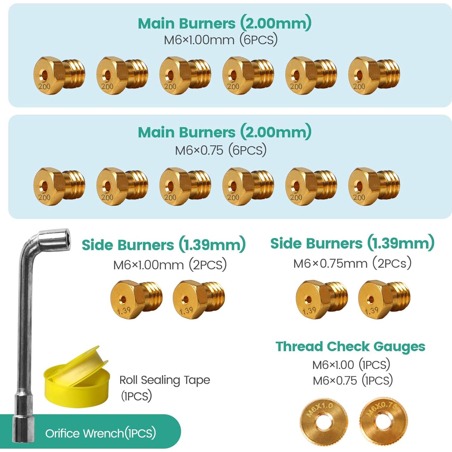 Kit de Conversión de Propano a Gas Natural Hosile 3.66m