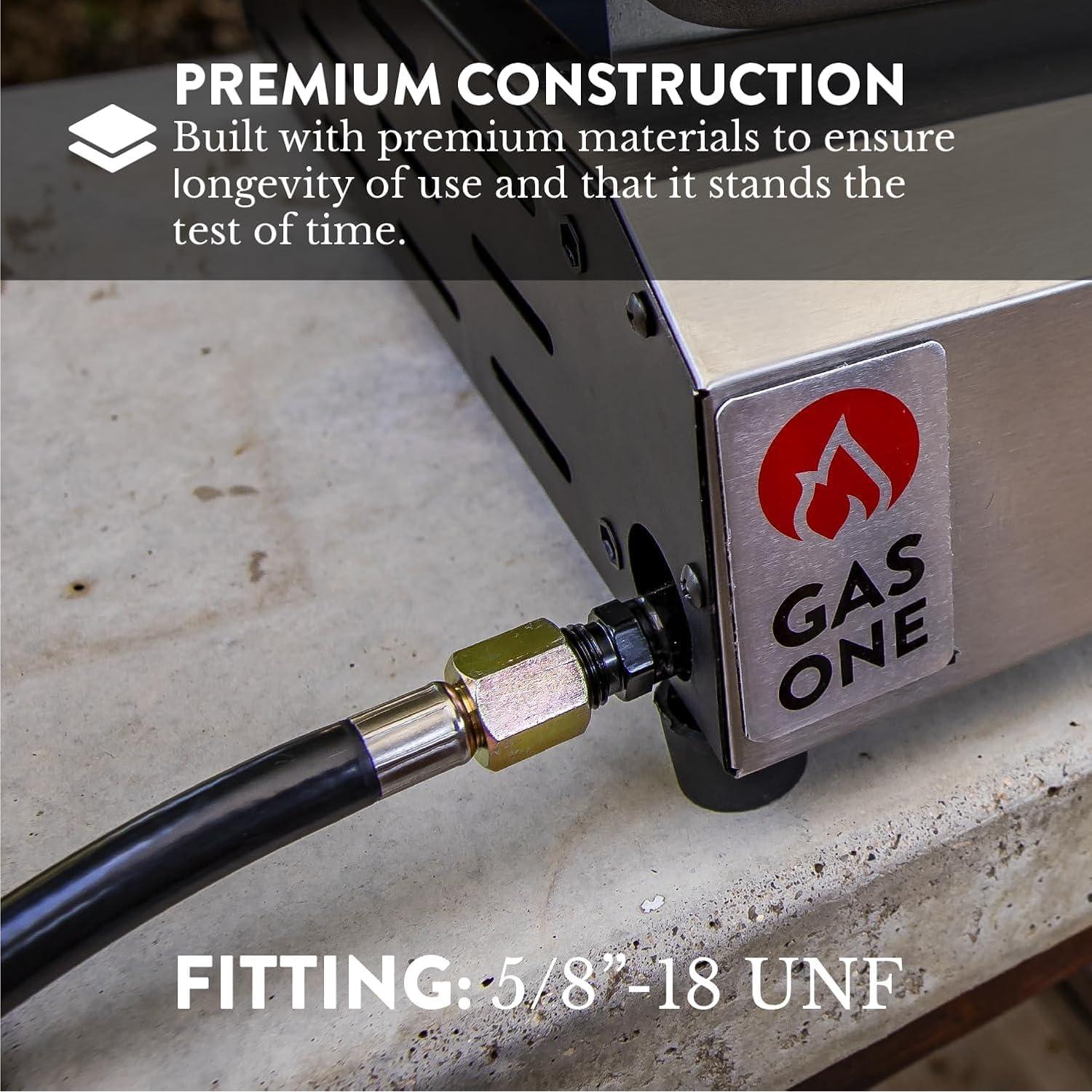 Regulador de Propano GasOne 2106 con Manguera 91.4 cm