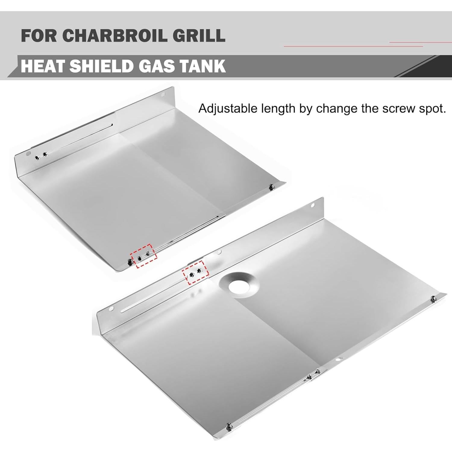 Escudo Térmico G460-2900-W2 Acero Inoxidable para Parrilla Charbroil