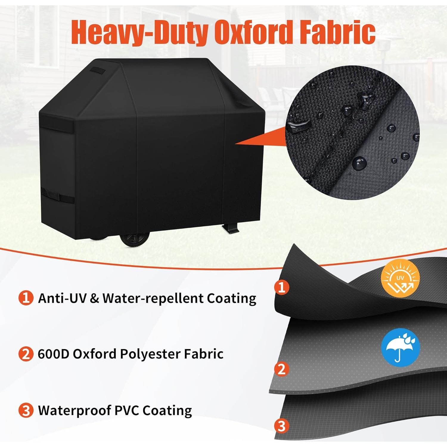 Cubierta para Parrilla BBQ iCOVER 75" Impermeable 600D