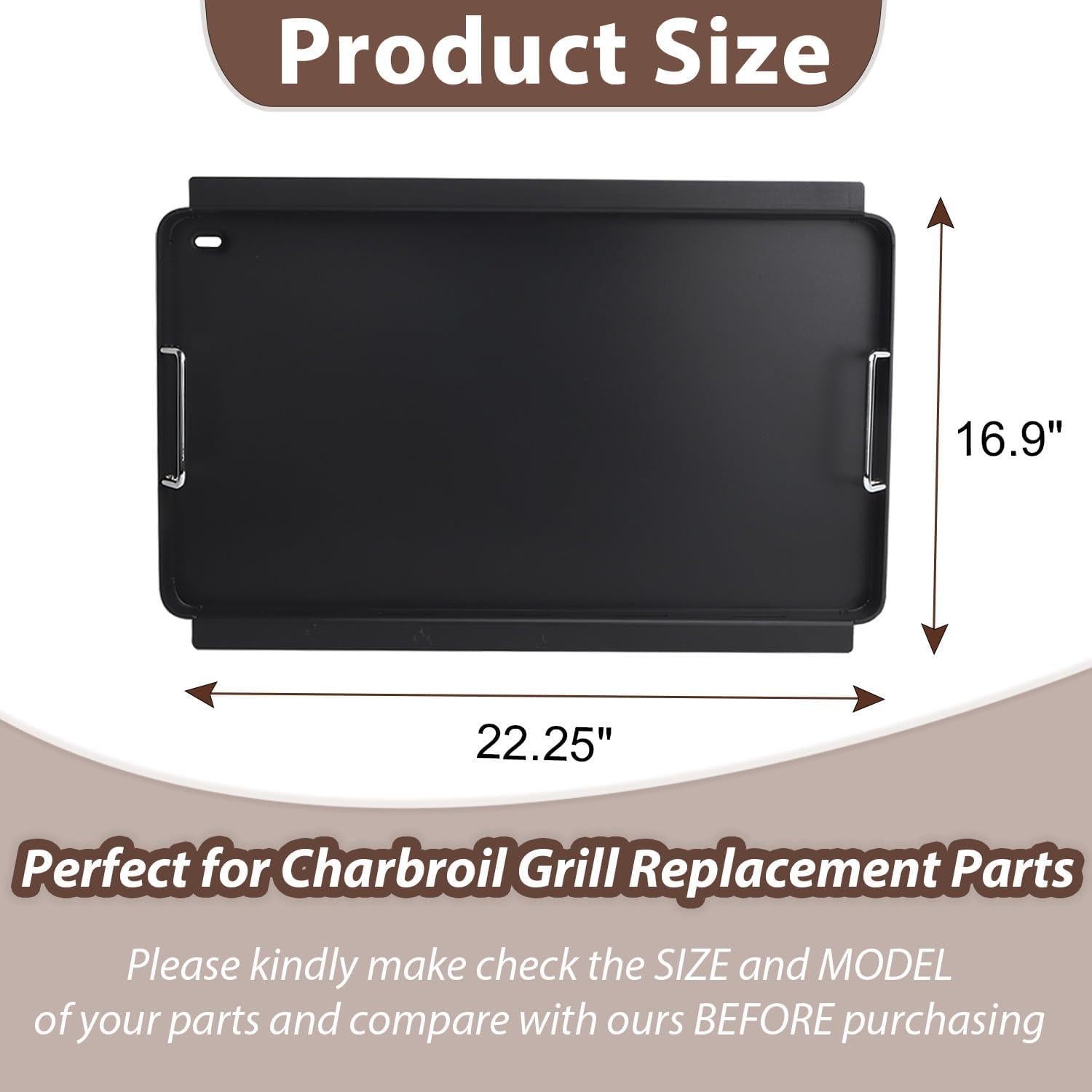 Plancha para Parrilla de Gas Charbroil BMMXBI 56.5x42.9 cm