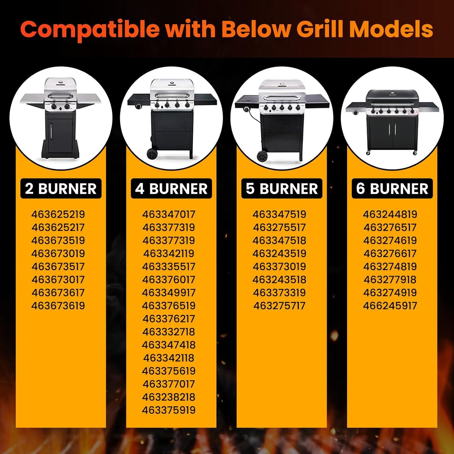 Piezas de Repuesto Parrilla Wanchao para Charbroil 4 Quemadores