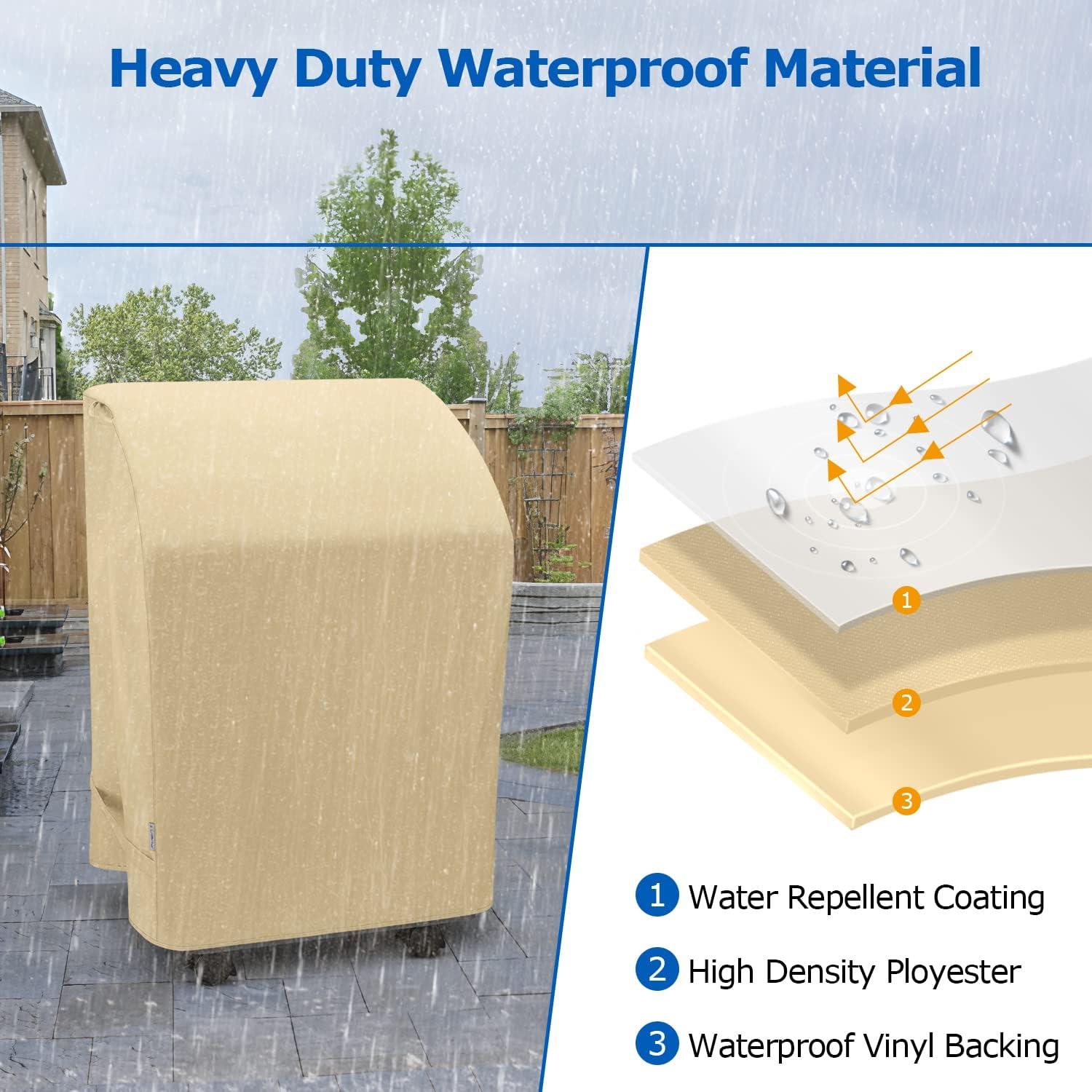 Cubierta para Parrilla SunPatio 2 Quemadores 81 cm Beige