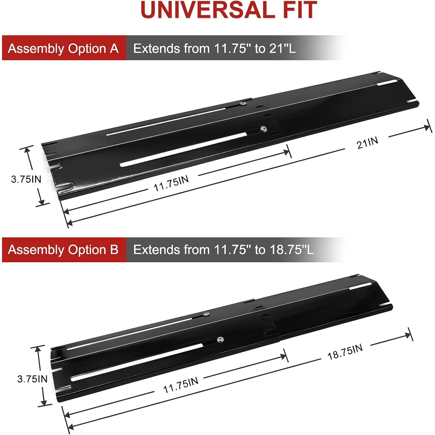 Placas de Calor Universales Bigbox para Parrilla BBQ - 5 Piezas
