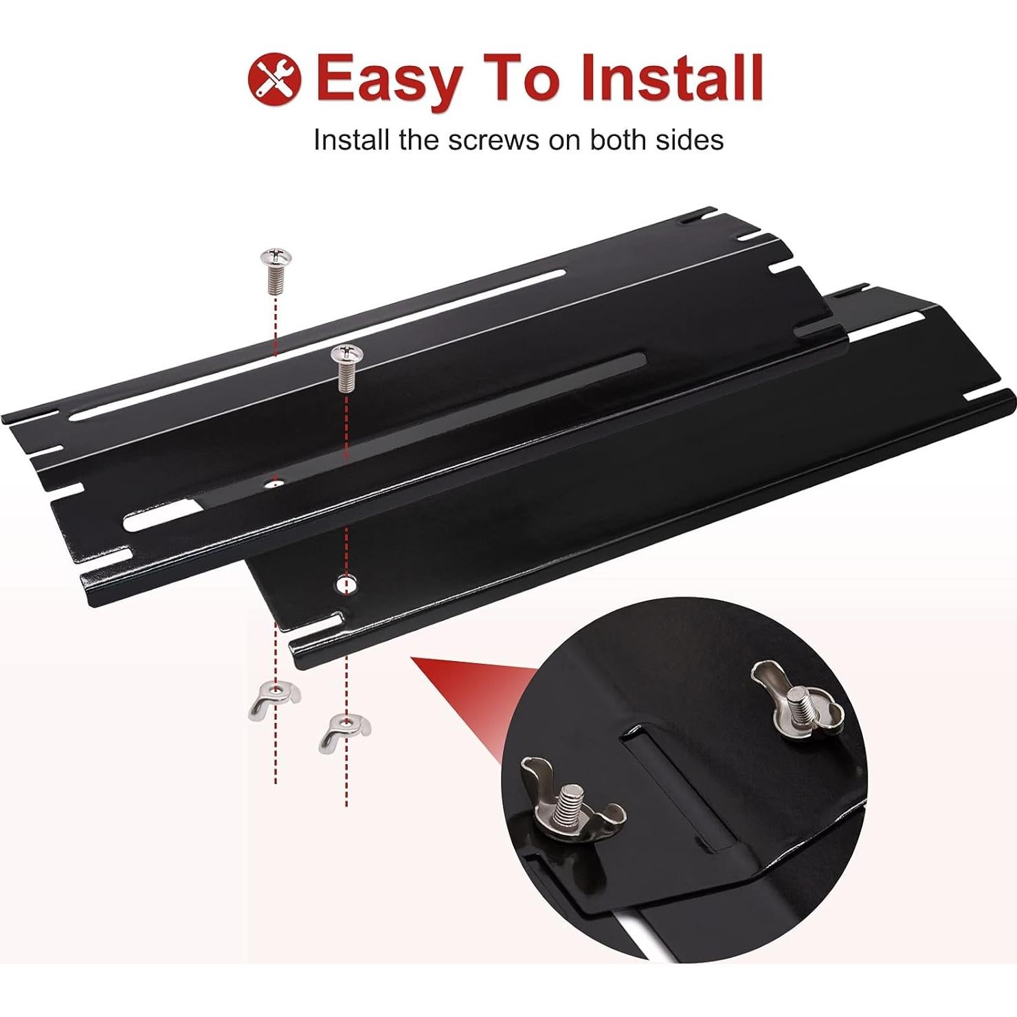 Placas de Calor Universales Bigbox para Parrilla BBQ - 5 Piezas