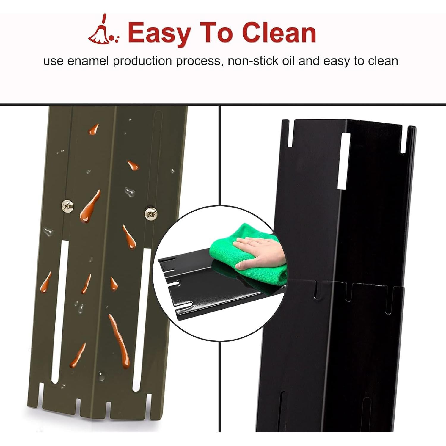 Placas de Calor Universales Bigbox para Parrilla BBQ - 5 Piezas