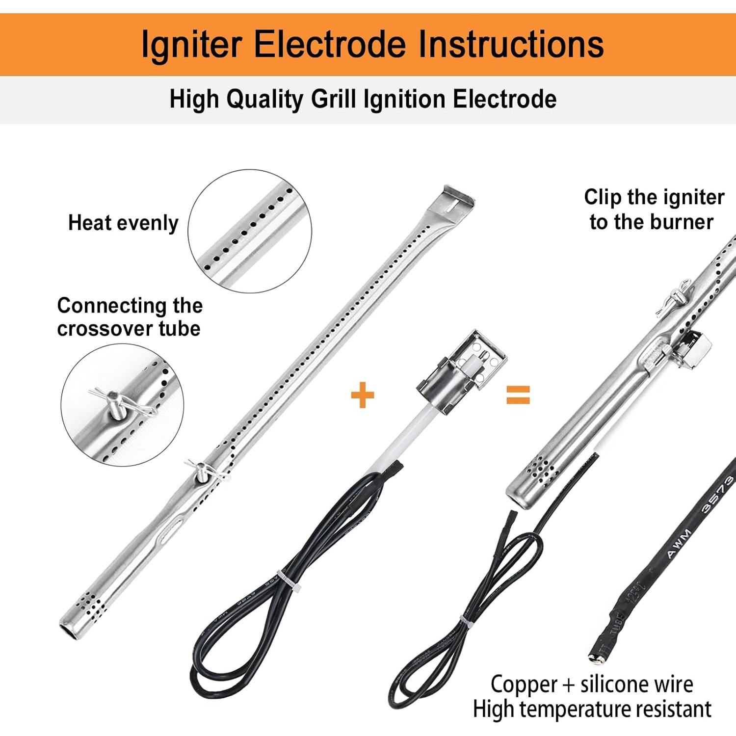 Kit de quemadores y placas de calor Charbroil Performance 5 quemadores