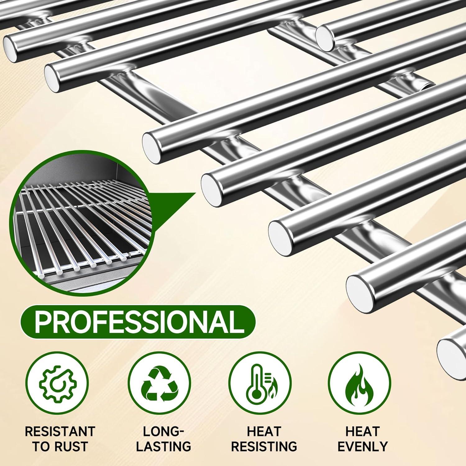 Rejilla de Parrilla Acero Inoxidable LOCVCDA 43.18x72.39 cm