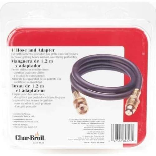 Manguera de 1.22 m con Adaptador Char-Broil para GLP