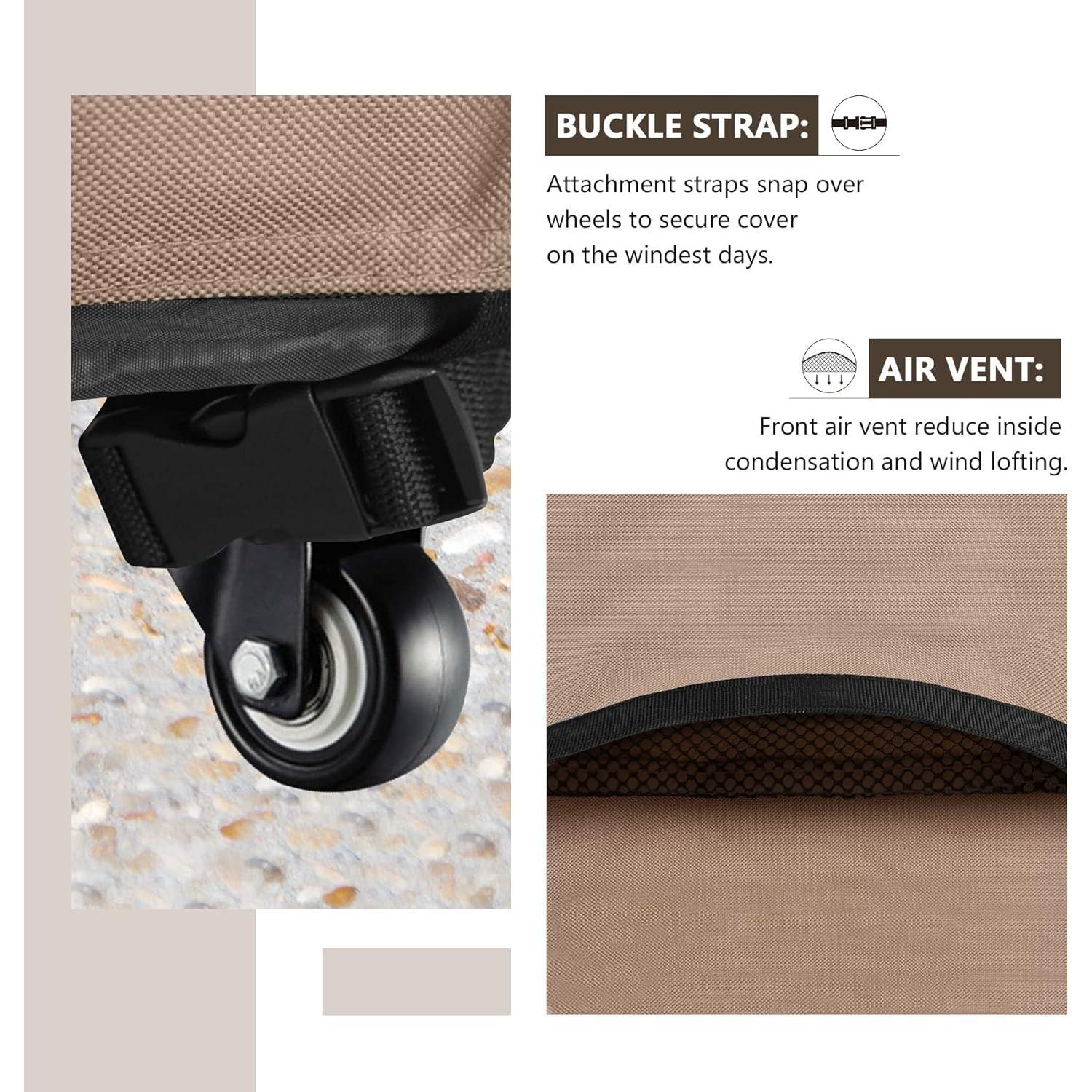 Funda Impermeable para Parrilla ULTCOVER 132 cm Marrón