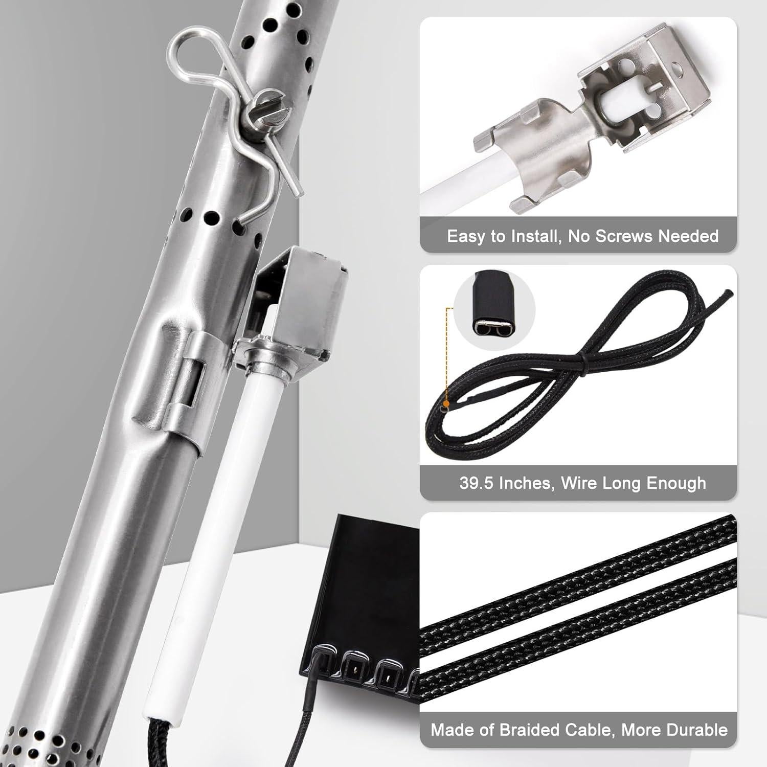 Kit de Reparación Parrilla Charbroil 4 Quemadores Acero Inoxidable