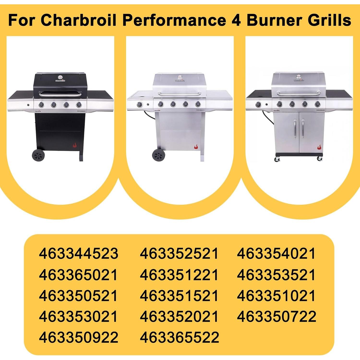 Piezas de Repuesto Parrilla Charbroil Performance 4 Quemadores