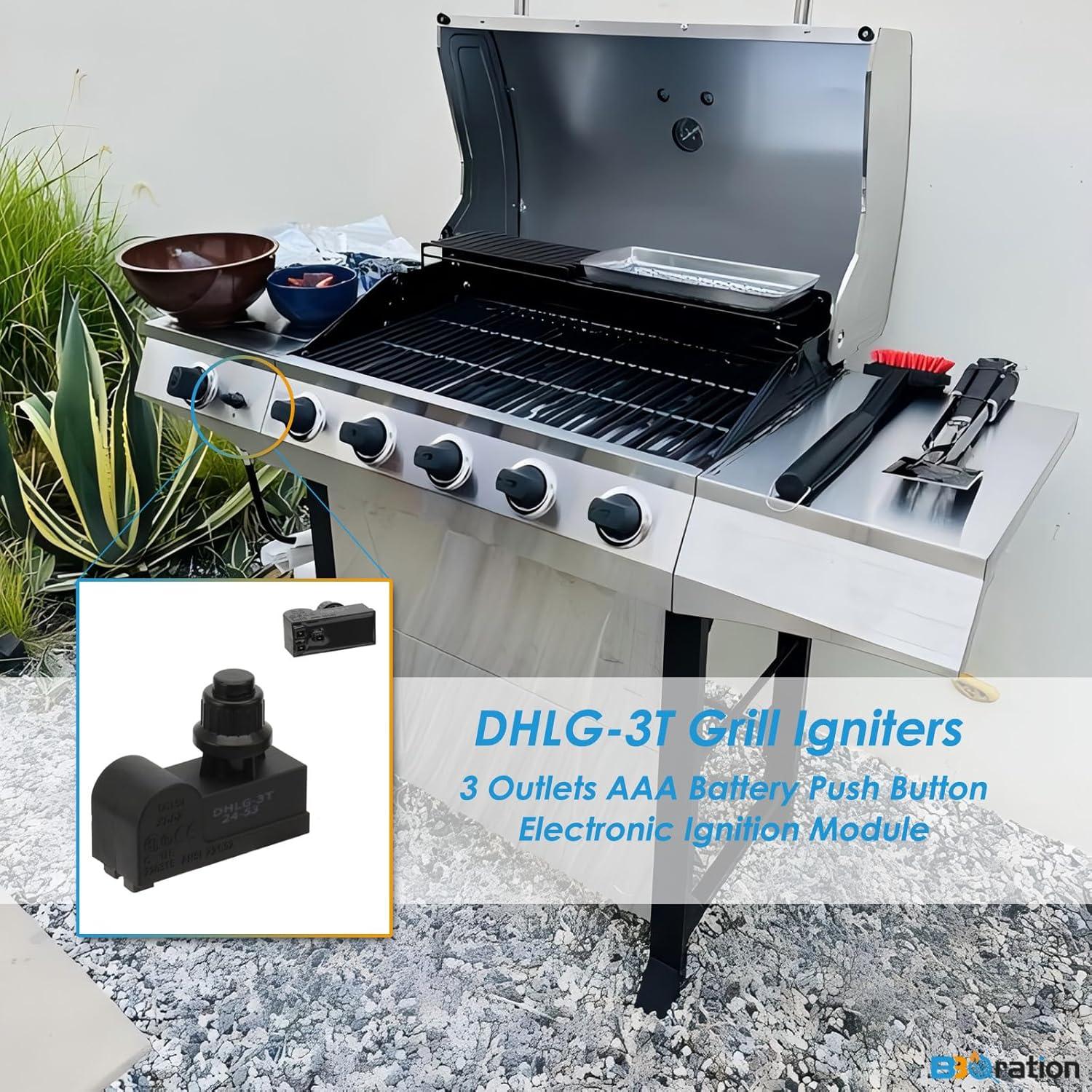 Módulo de Encendido Electrónico DHLG-3T para Parrilla Charbroil