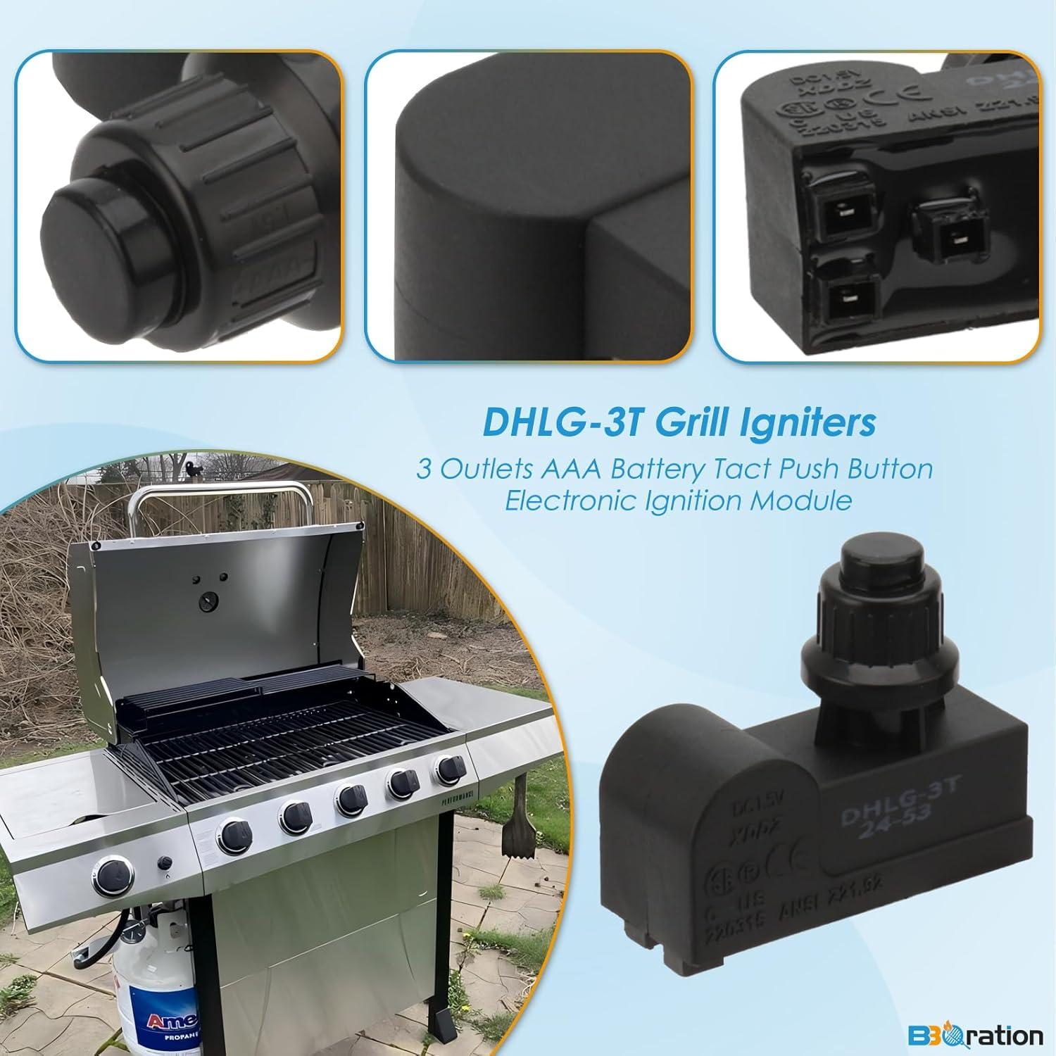 Módulo de Encendido Electrónico DHLG-3T para Parrilla Charbroil