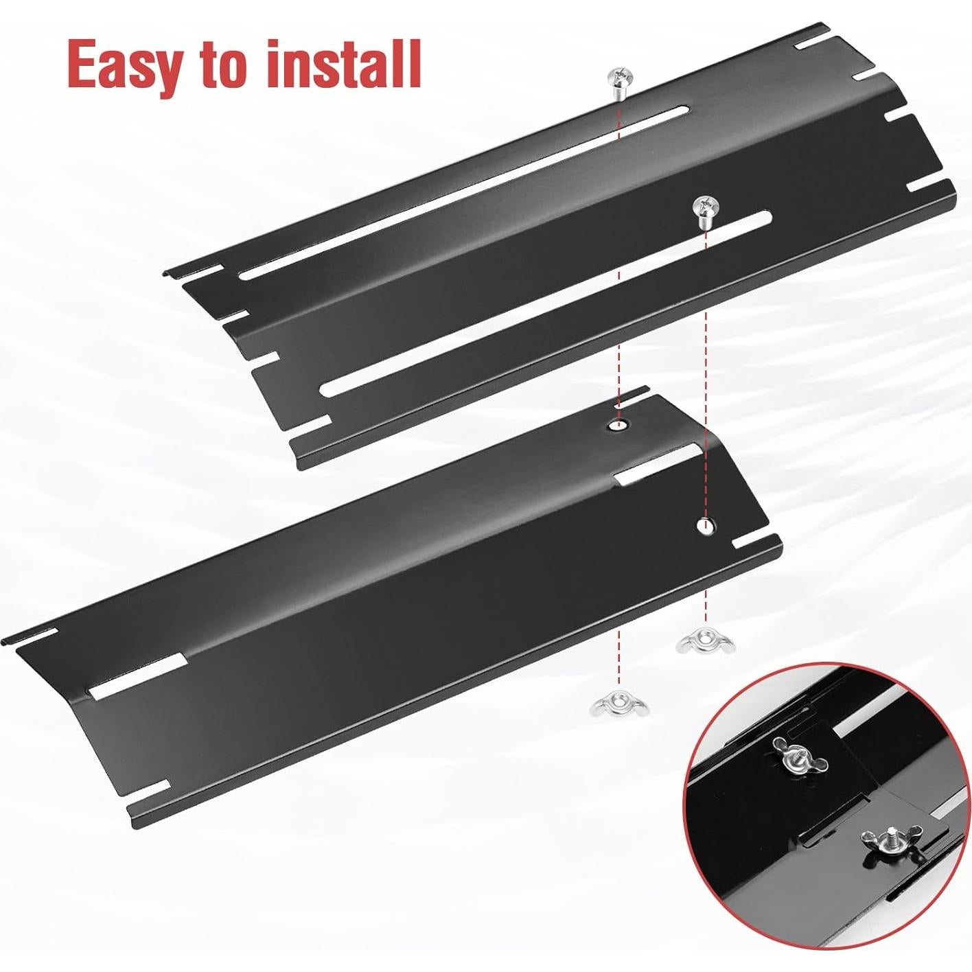 Placa de Calor Ajustable BBQ-Yummy 4 Piezas 29.7-53.3 cm