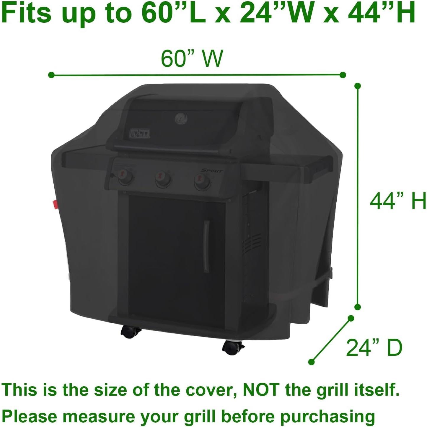 Funda para Parrilla Cover Geny 60" Resistente Impermeable