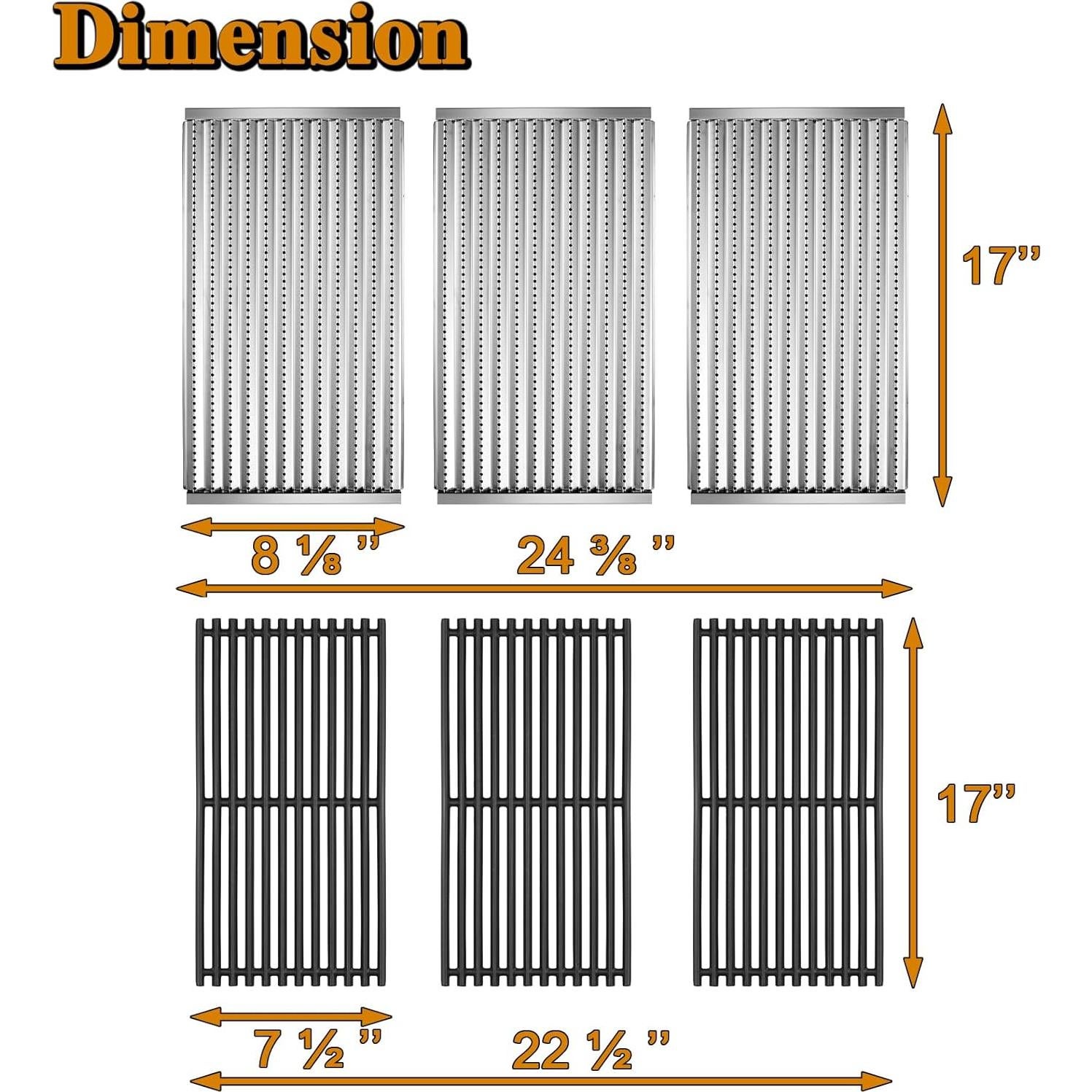 Piezas de Repuesto Charbroil Tru Infrared 3 Quemadores
