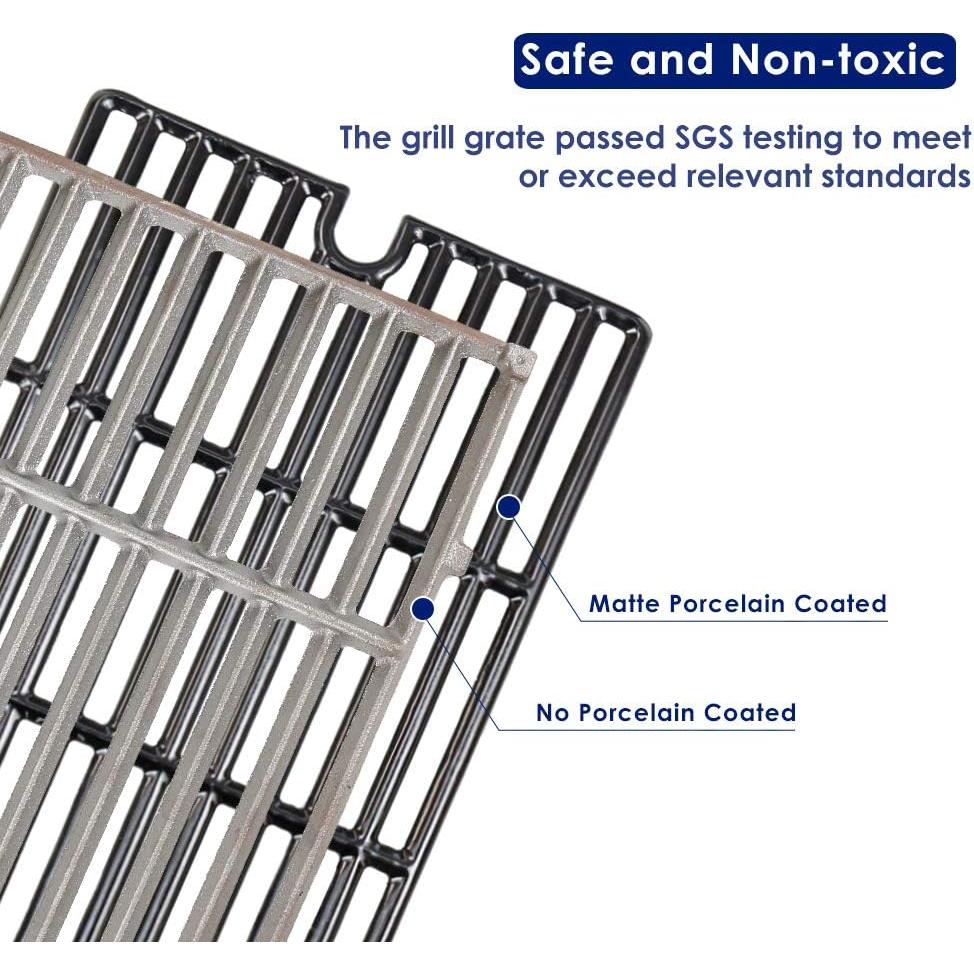 Rejillas de Cocina de Hierro Fundido GRISUN para Charbroil Smoke Hollow