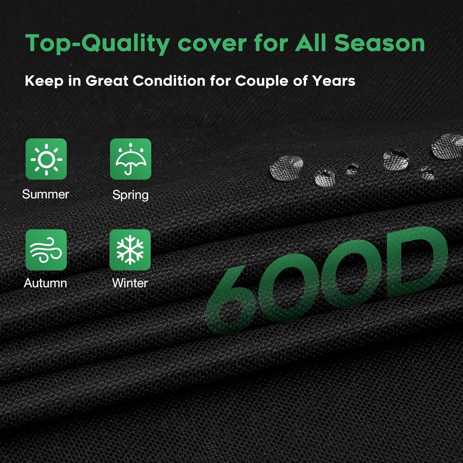 Funda de Parrilla 600D EZ-DONGTENG Impermeable 71.1x67.3x101.6cm