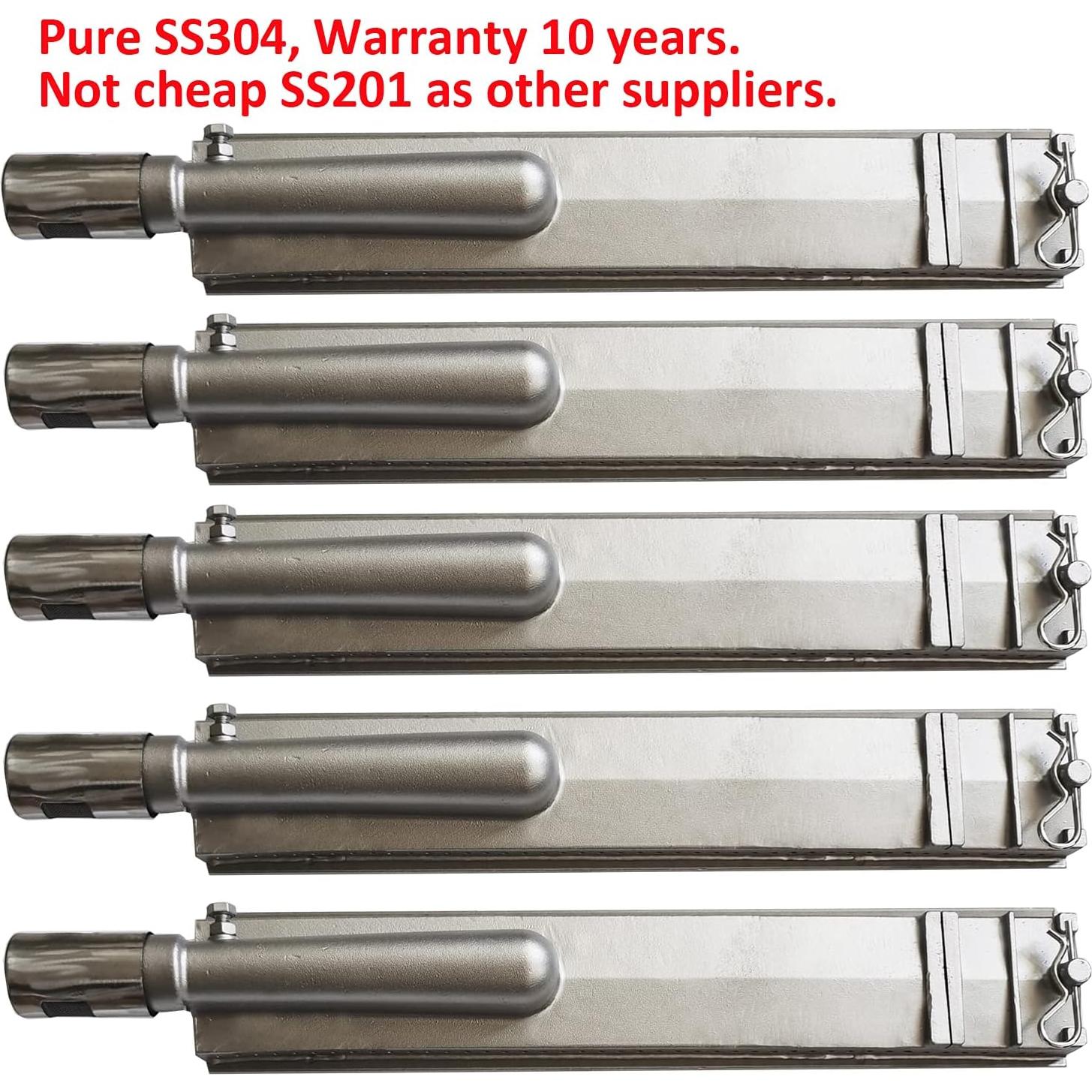 Paquete de 5 quemadores de acero inoxidable 304 Grilljob