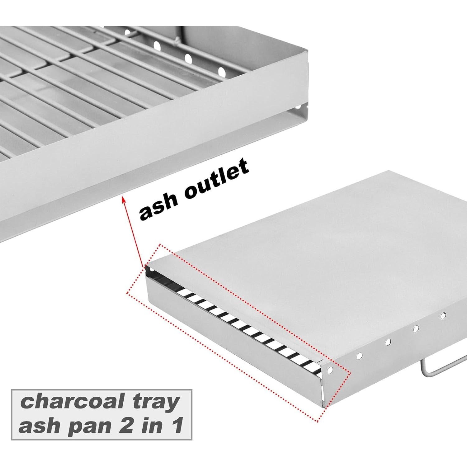Bandeja de Carbón Grillflame 47183T-21 para Parrillas Smoke Hollow