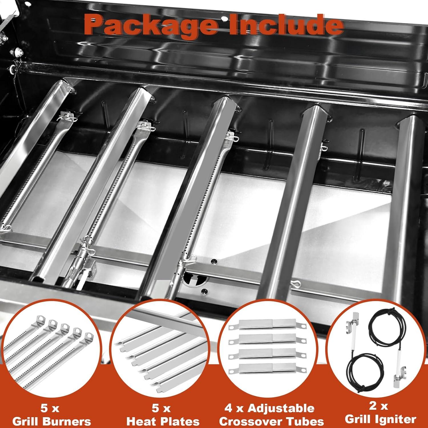 Piezas de Repuesto para Parrilla Charbroil 5 Quemadores Aibabcue