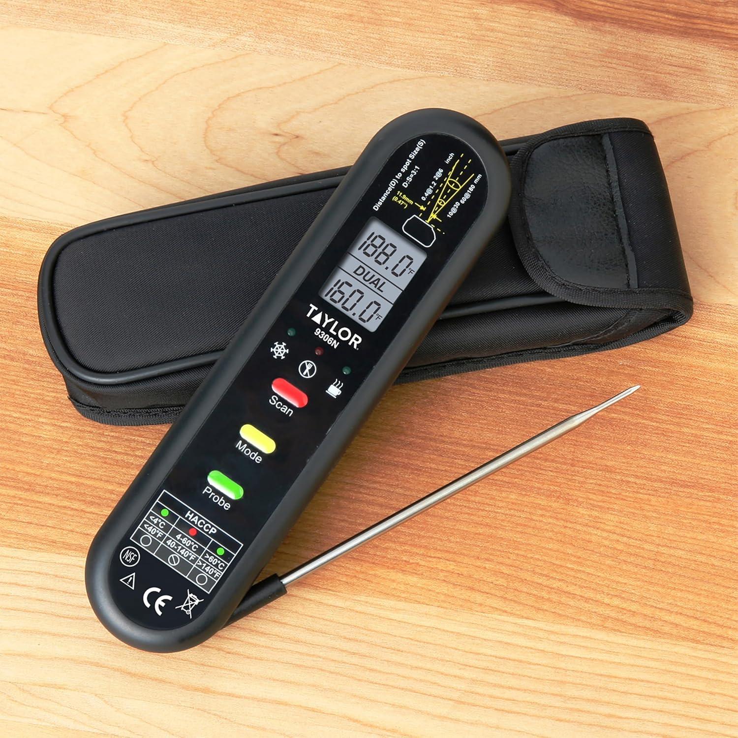 Termómetro de Termopar Infrarrojo Taylor 9306N 2-en-1 IP65