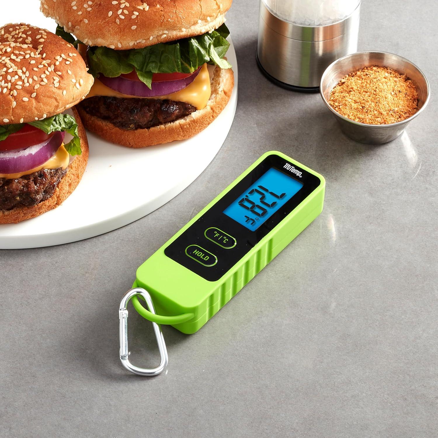 Termómetro Digital Plegable Taylor TruTemp Verde con Clip