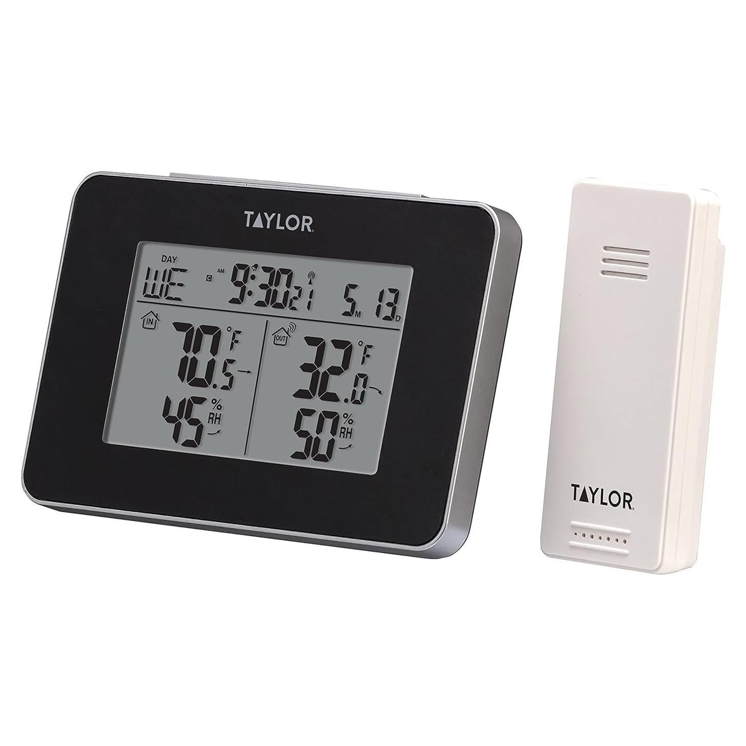 Termómetro e Higrómetro Digital Inalámbrico Taylor 1731