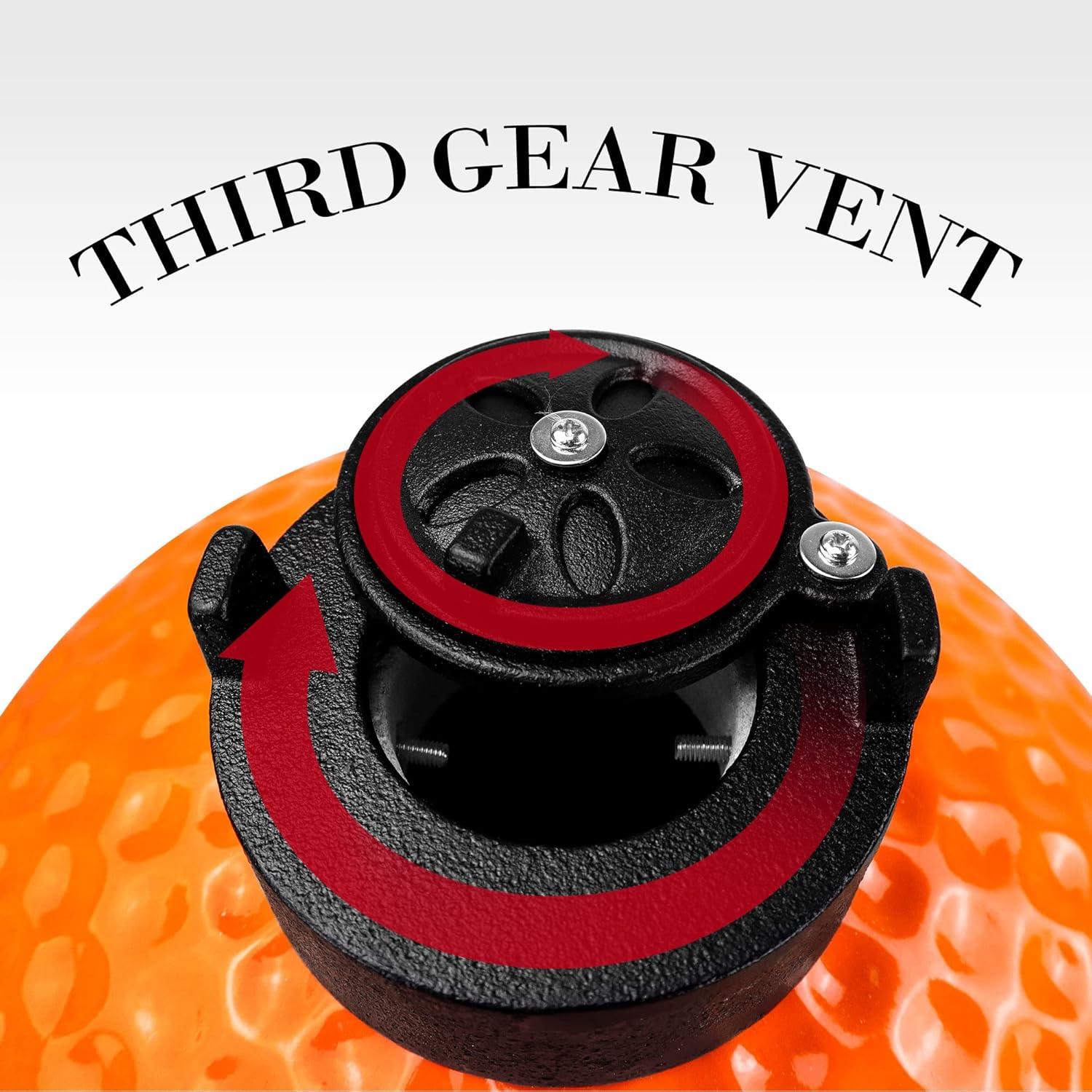 Parrilla Ahumadora Cerámica London Sunshine LSKMD-0021OR 33 cm