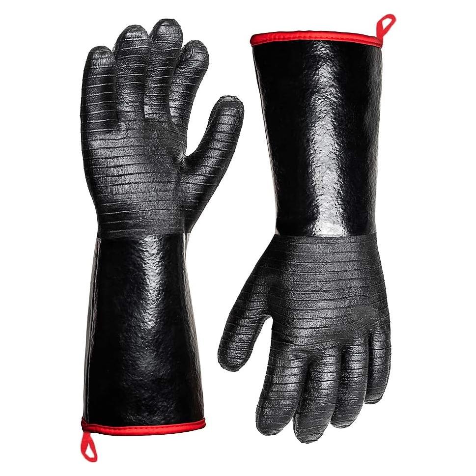 Guantes BBQ Aillary Resistentes al Calor 500°C Manga 35.56 cm