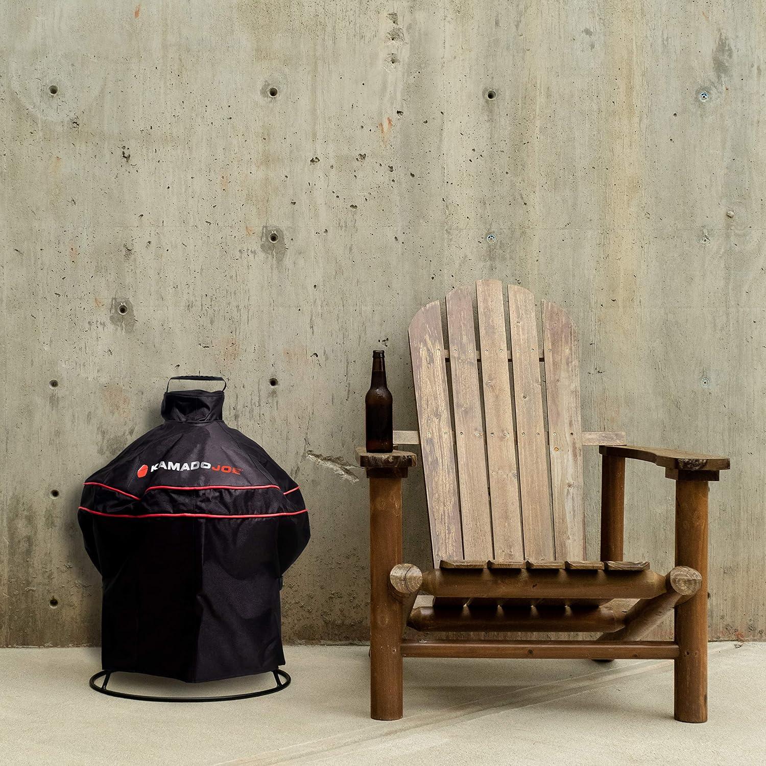 Cubierta de Parrilla Kamado Joe Joe Jr 55.4x55.4 cm Negra