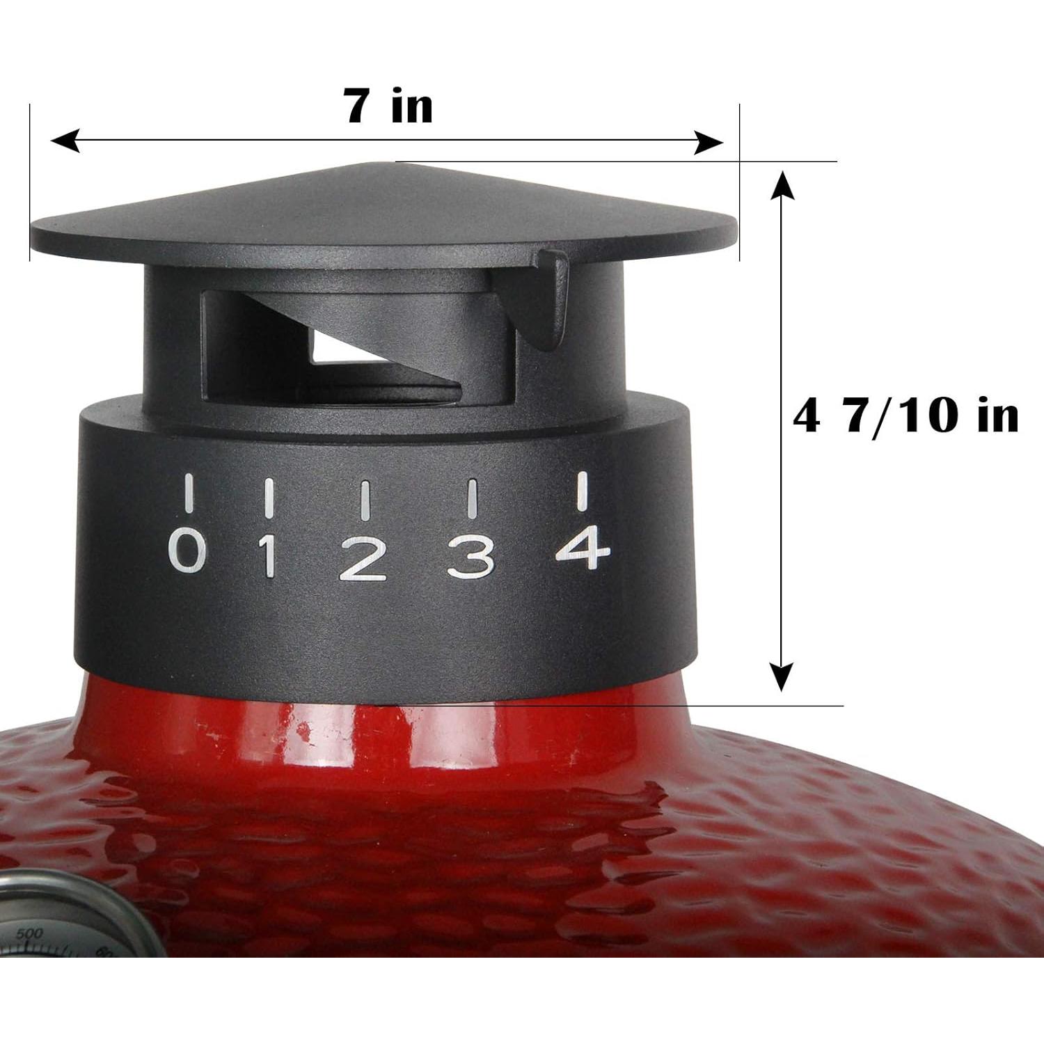 Tapa de Aluminio Fundido Kamado Joe Clásico y Big Joe 17.78cm