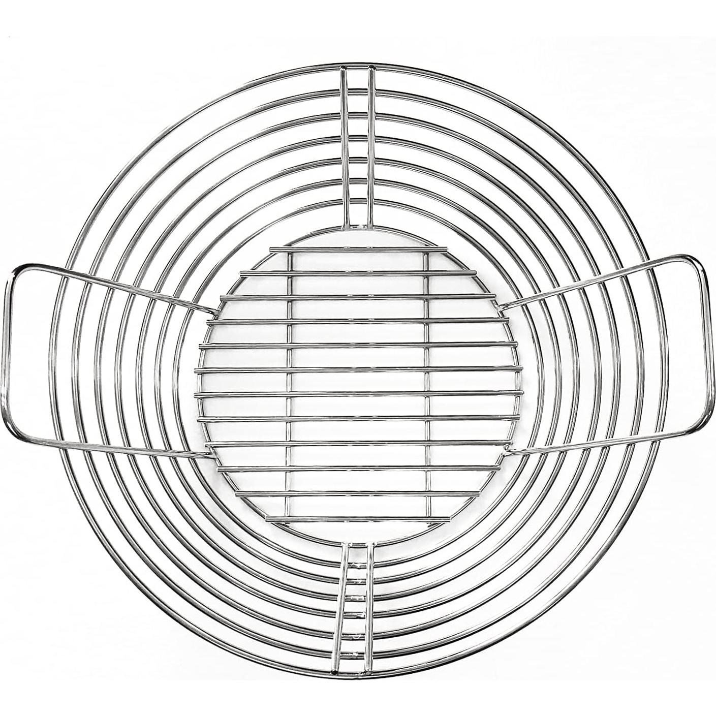 Cesta de Carbón Vegetal Acero Inoxidable GRILLJOB 37.5 cm