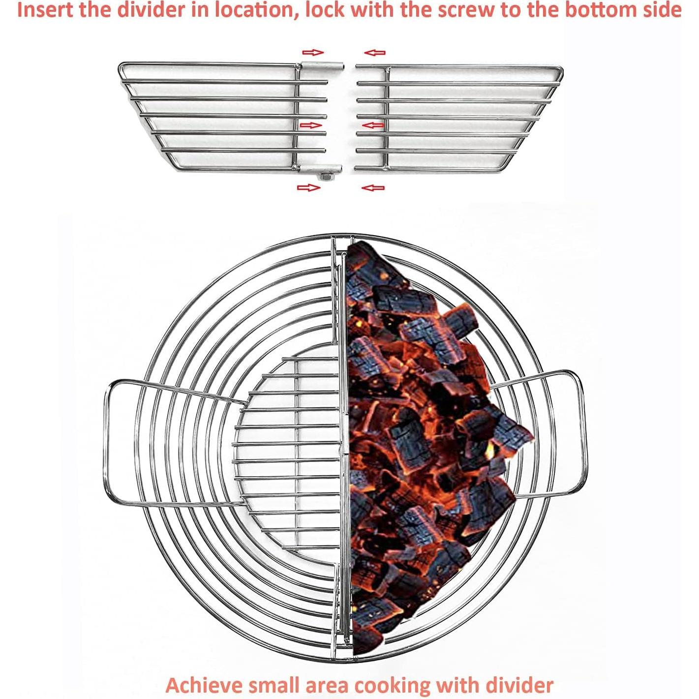 Cesta de Carbón Vegetal Acero Inoxidable GRILLJOB 37.5 cm