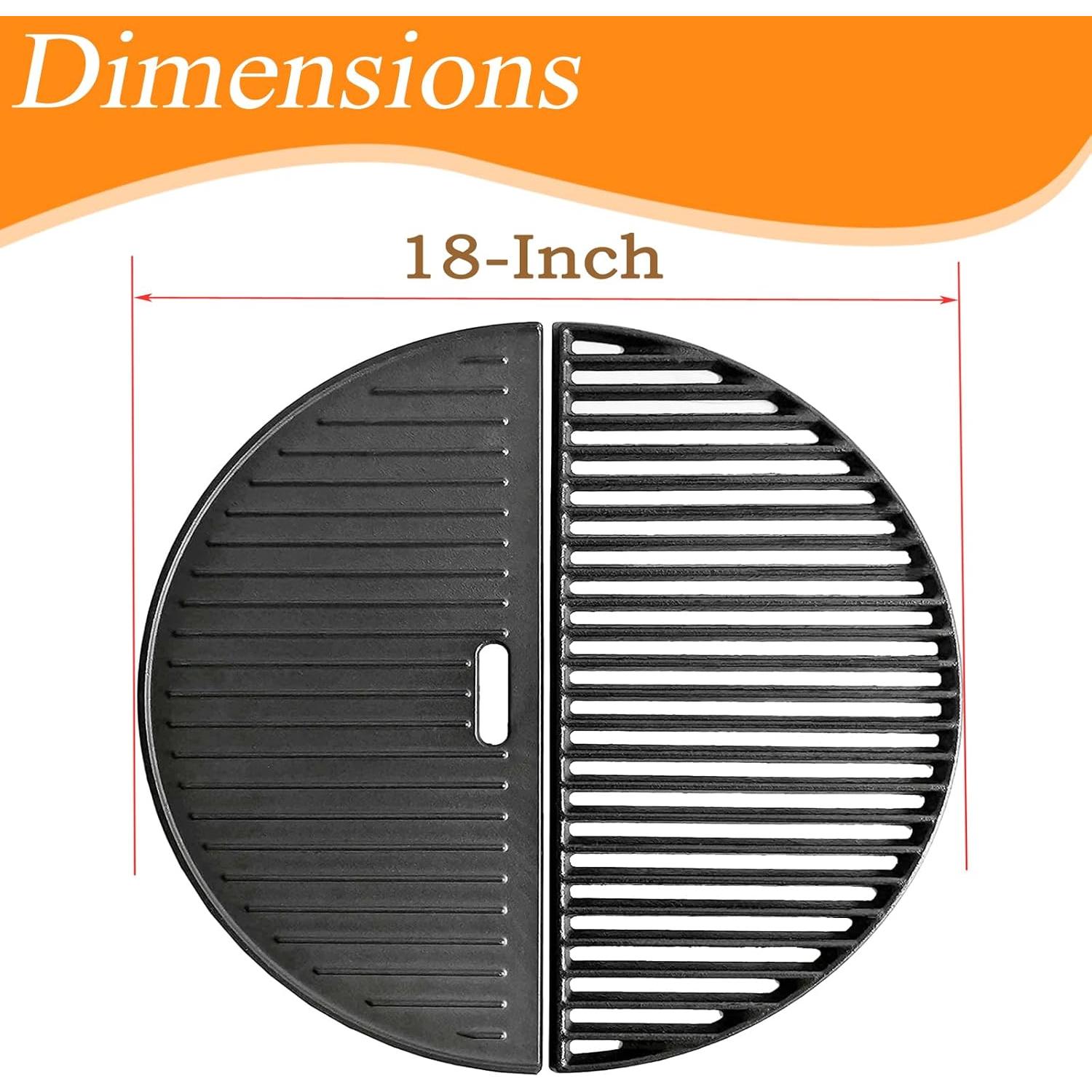 Rejilla de Cocina de Hierro Fundido Cmanzhi 18" para Parrillas