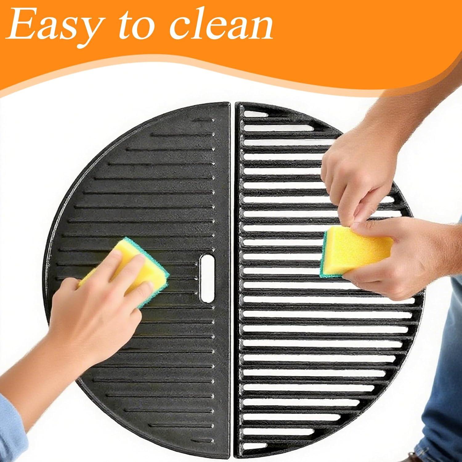 Rejilla de Cocina de Hierro Fundido Cmanzhi 18" para Parrillas