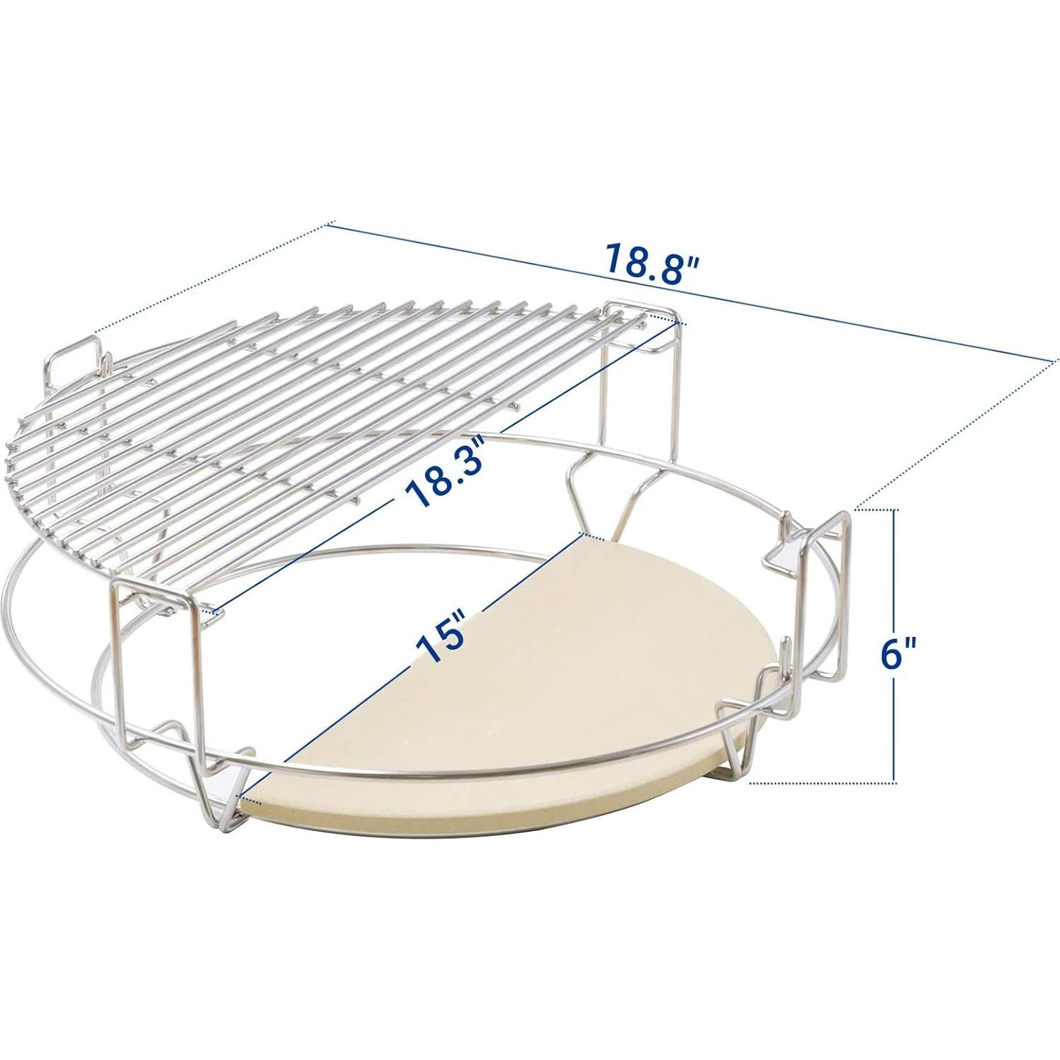 Sistema de Cocina Onlyfire para Parrillas Kamado 45.72 cm