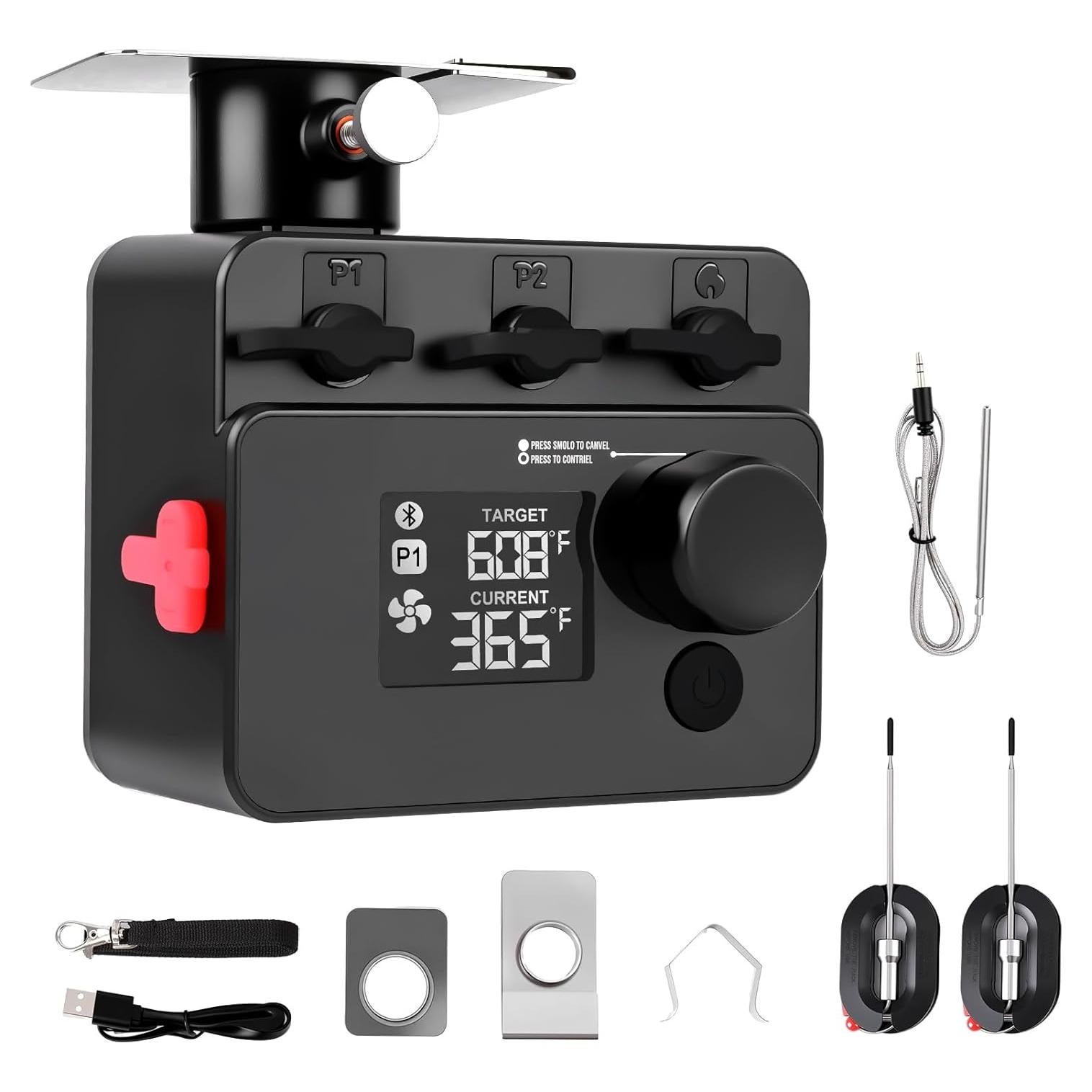 Controlador de Temperatura Bluetooth Acesidn para BBQ 0-300°C