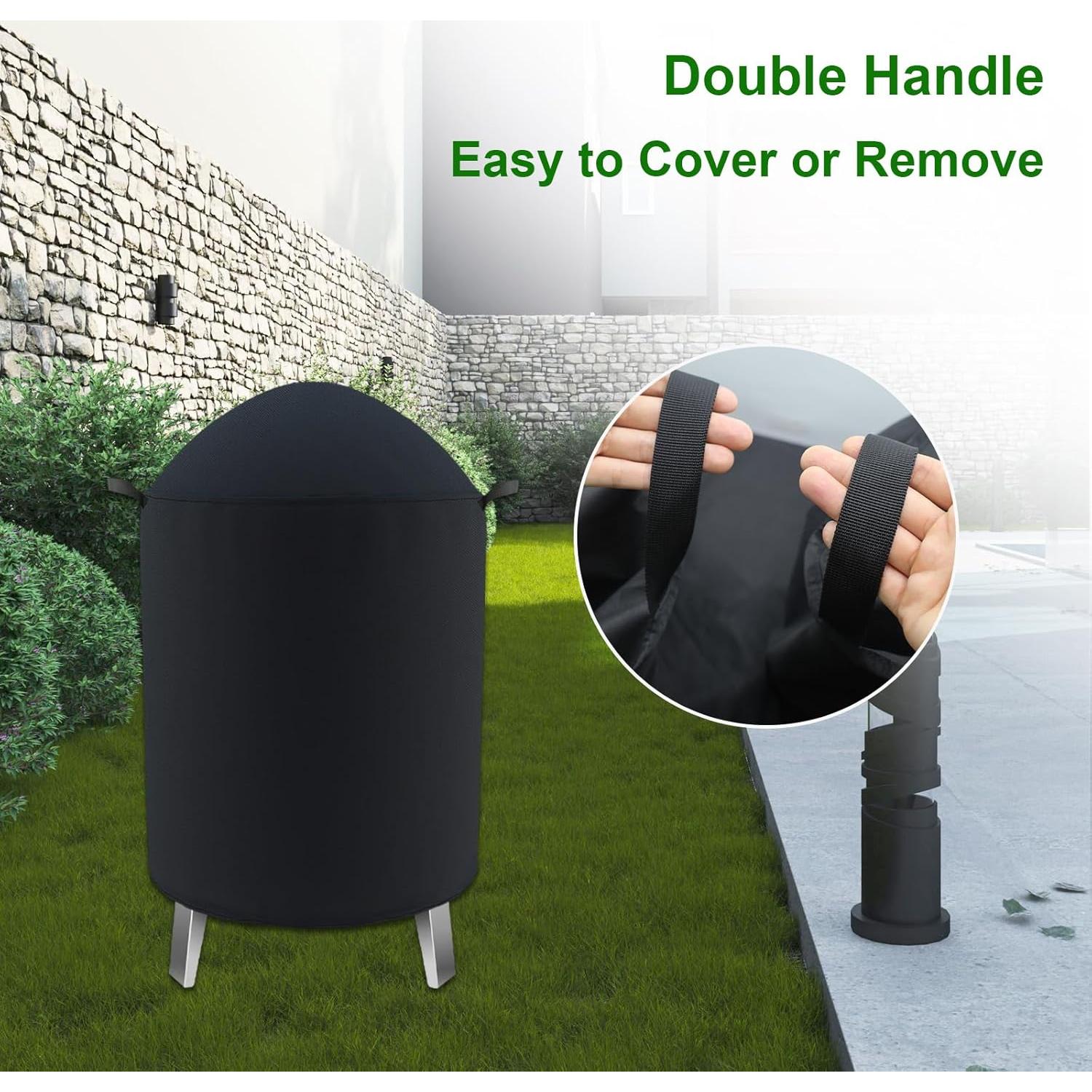 Cubierta Redonda para Ahumador Cover Geny 25" (63.5 cm) D x 35" (88.9 cm) H